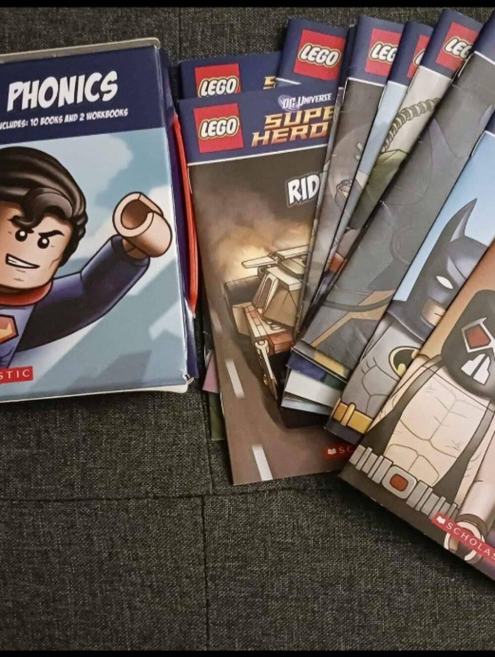 Lego Phonics & Super Heroes Book Set - Blue